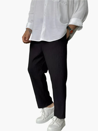 Nael Berlin | Herren Relax Fit Plissee Hose – Eleganter und Bequemer Alltags- und Business-Look