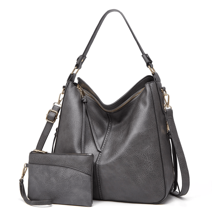 Étoile de Ville – Klassische Vintage-Lederhandtasche