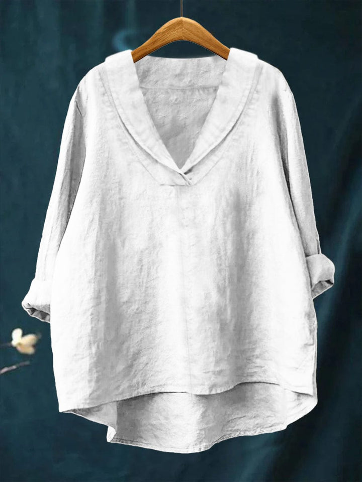 Annika™ | Oversized Leinen-Bluse
