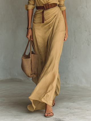Savannah | Fließendes Maxikleid