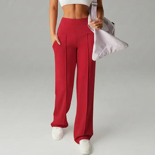 Alba | Hosen mit geradem Schnitt und weitem Bein