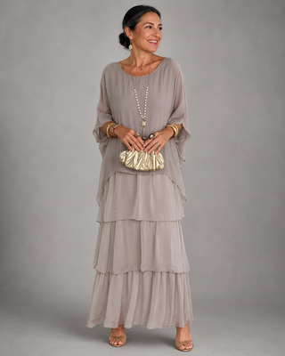 NAEL BERLIN | Elegantes Fließendes Maxikleid Lara