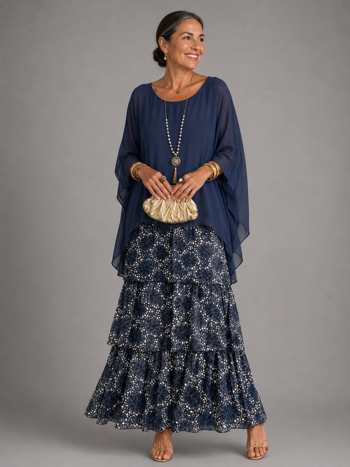NAEL BERLIN | Elegantes Fließendes Maxikleid Lara