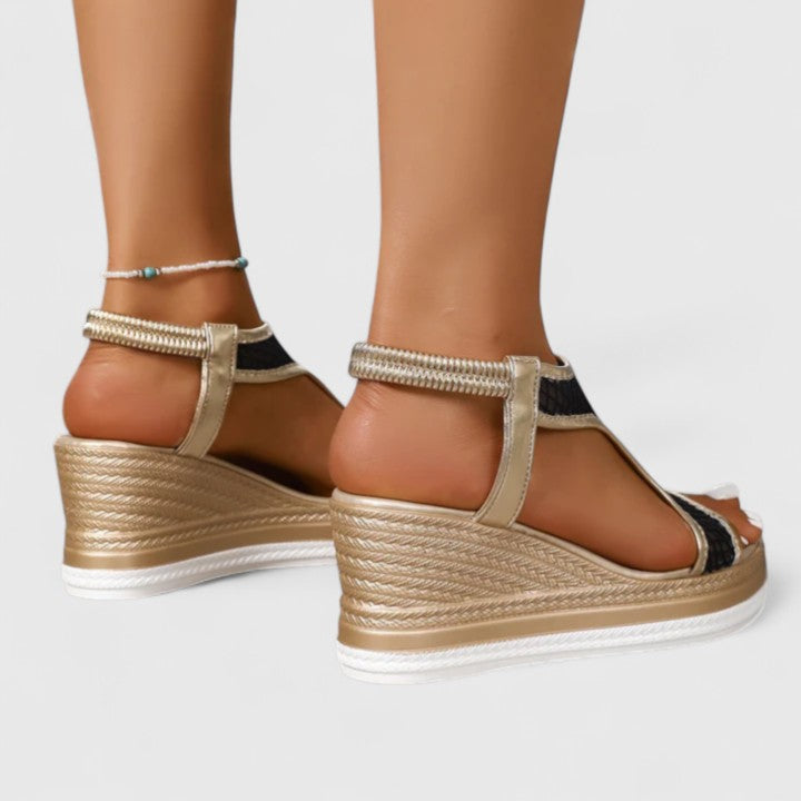 Jessica - Orthopädische Sandalen mit Absatz