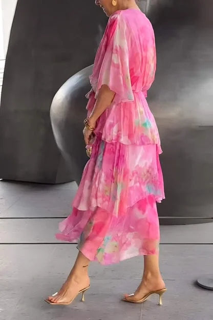 Cassia | Elegantes Chiffonkleid