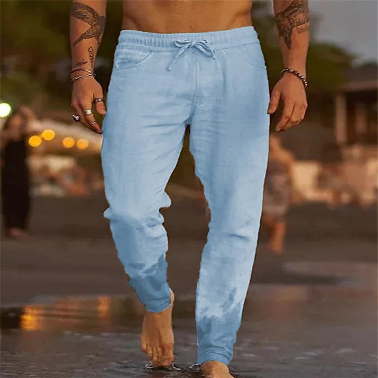 Nael Berlin | Lässige Herren Strandhose aus Baumwolle (1 kaufen, 1 GRATIS dazu)