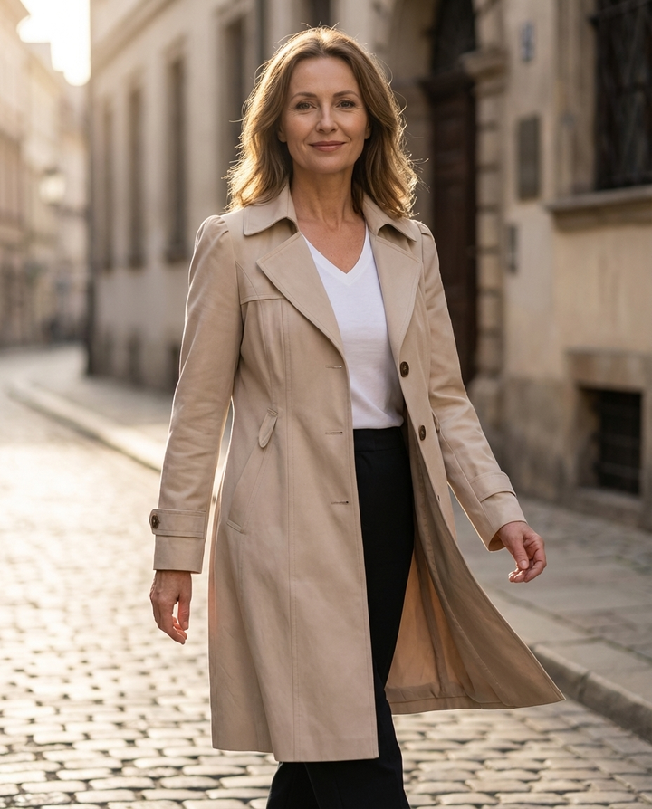 Liana | Eleganter Vintage-Sommermantel