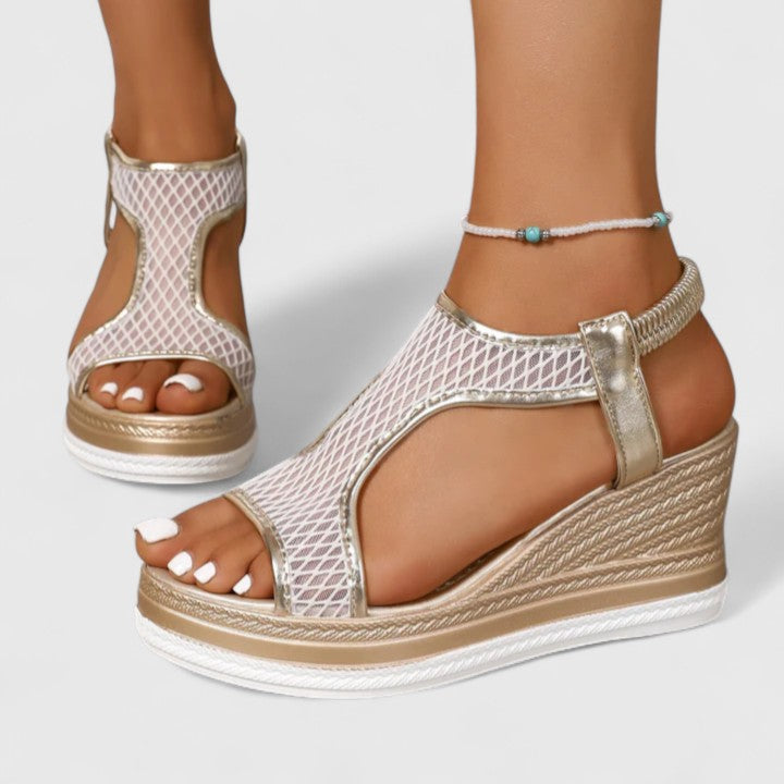 Jessica - Orthopädische Sandalen mit Absatz