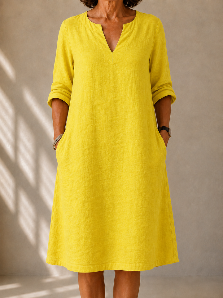 NAEL BERLIN | Fließendes Kleid mit geradem Schnitt Margot