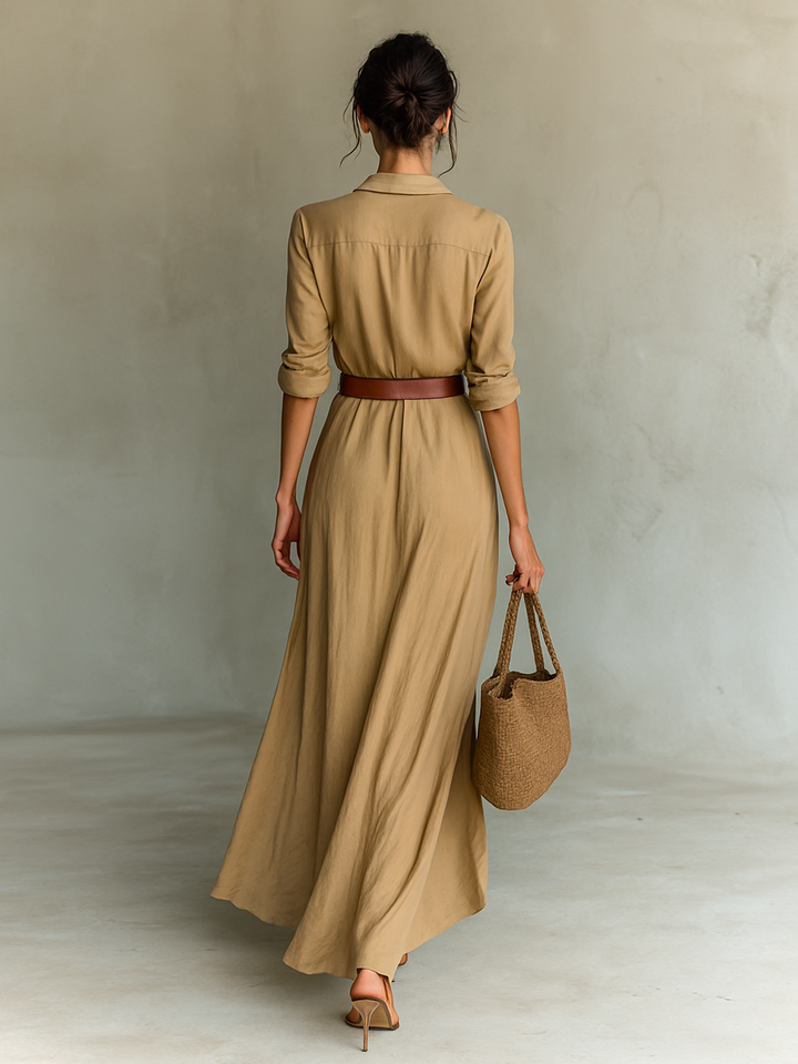 Savannah | Fließendes Maxikleid