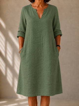 NAEL BERLIN | Fließendes Kleid mit geradem Schnitt Margot