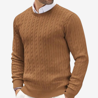 Nael Berlin | Klassischer Zopfmuster-Pullover