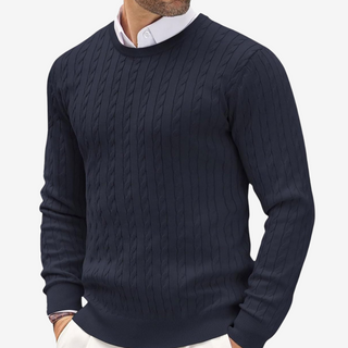 Nael Berlin | Klassischer Zopfmuster-Pullover