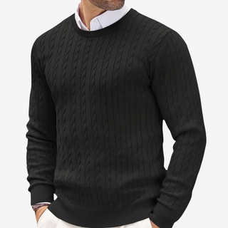 Nael Berlin | Klassischer Zopfmuster-Pullover