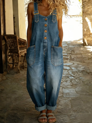 Rocio | Lässiger Denim-Overall