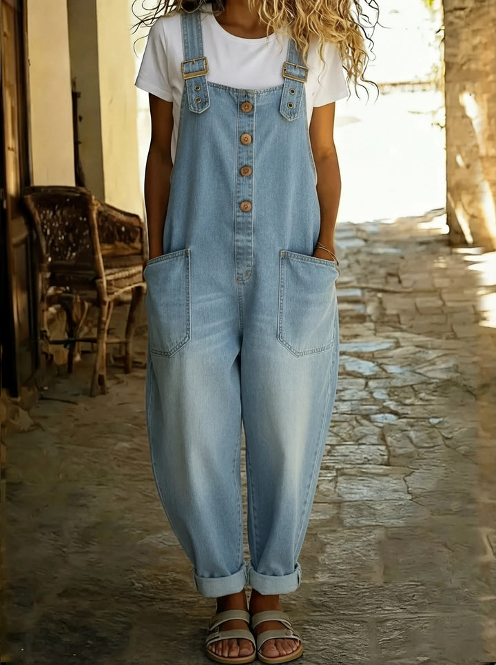 Rocio | Lässiger Denim-Overall