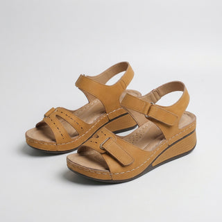 Sandy Bequeme Orthopädische Sandalen mit Absatz