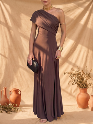 Toledo | Feminines Kleid aus Leinen-Seide