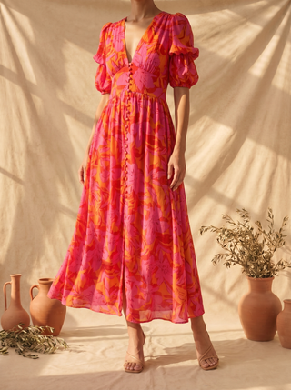 Armonia | Maxikleid in Sonnenfarben