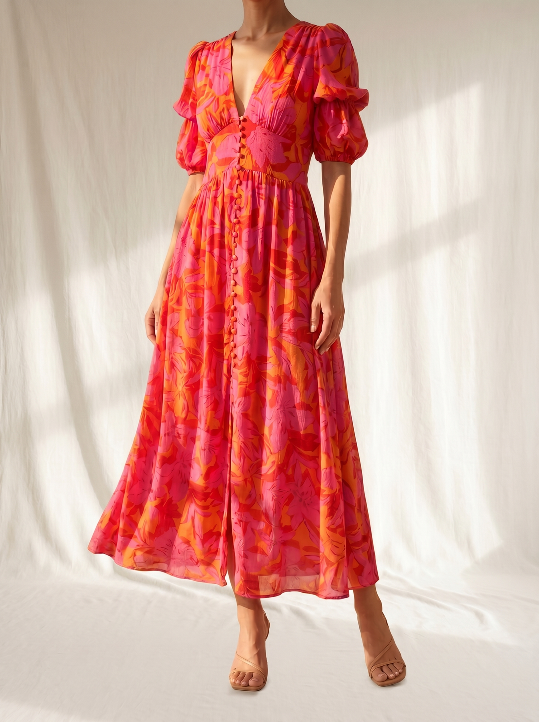 Armonia | Maxikleid in Sonnenfarben