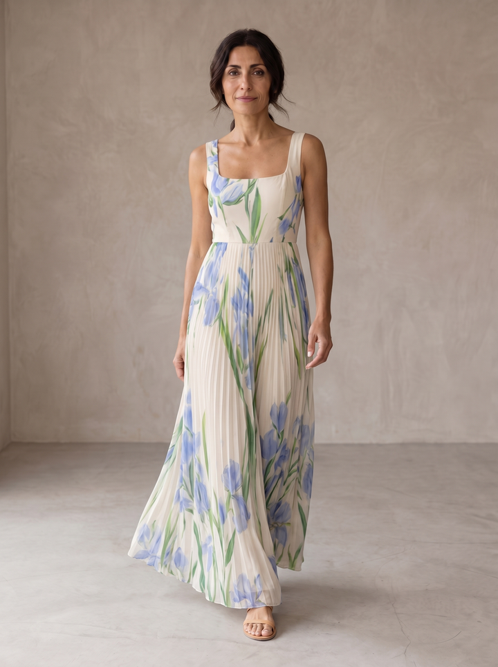 Oriah | Florales A-Linien-Maxikleid