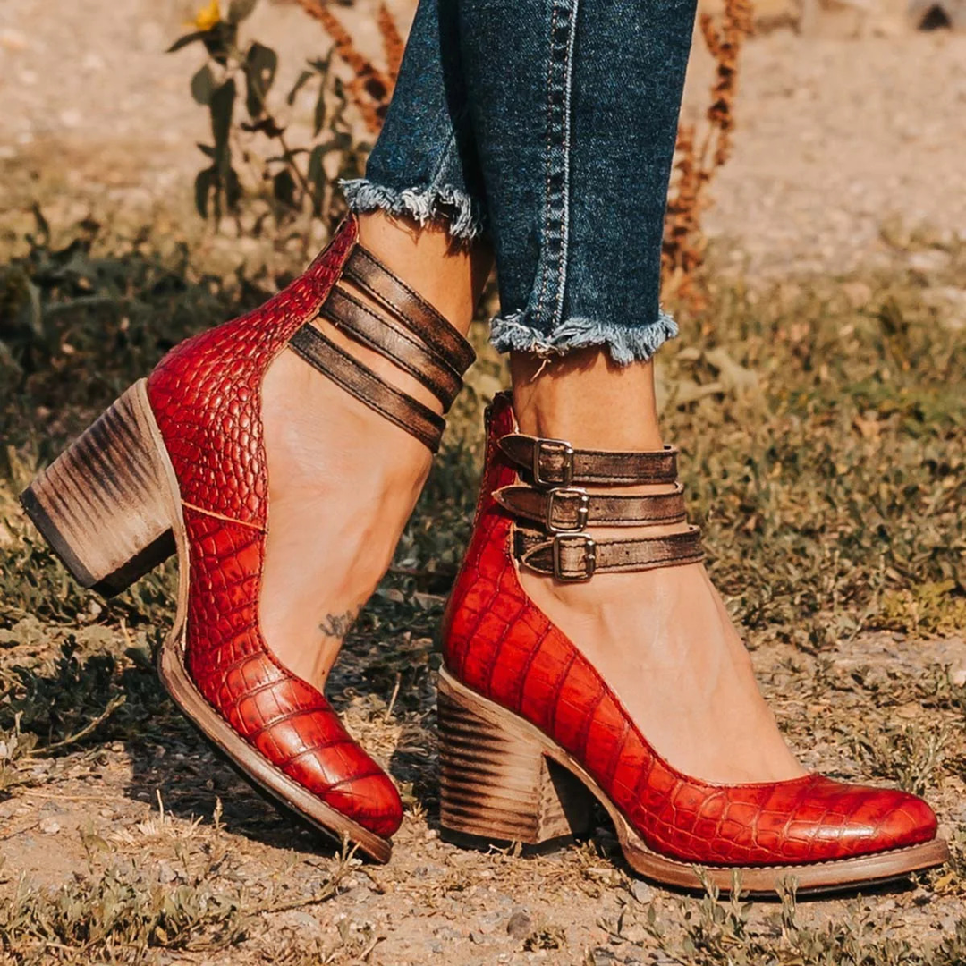 Mirella | Bequeme Leder-Pumps