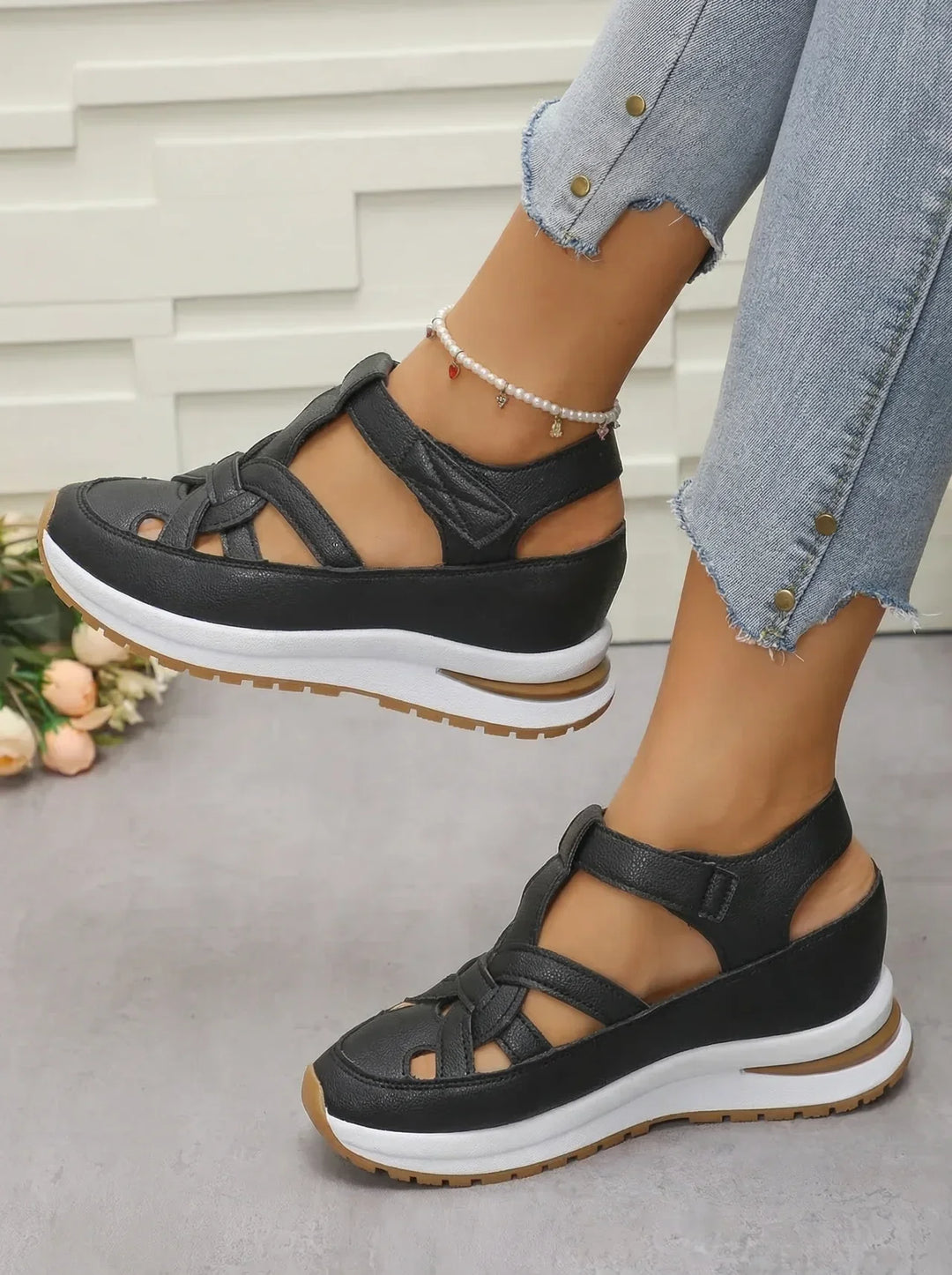 Duna | Bequeme Keilsandalen für Damen