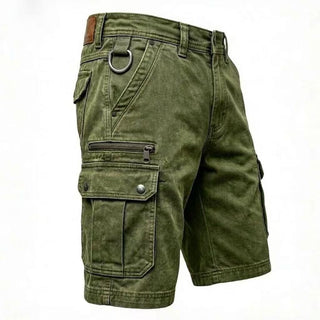 Pieter | Funktionale Denim Cargo Shorts