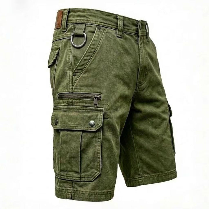 Pieter | Funktionale Denim Cargo Shorts