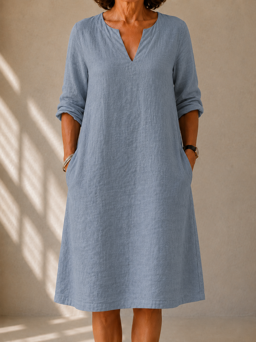 NAEL BERLIN | Fließendes Kleid mit geradem Schnitt Margot