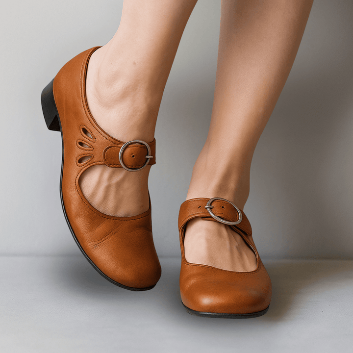 Lorraine – Bequeme Mary-Jane-Schuhe mit Riemchen