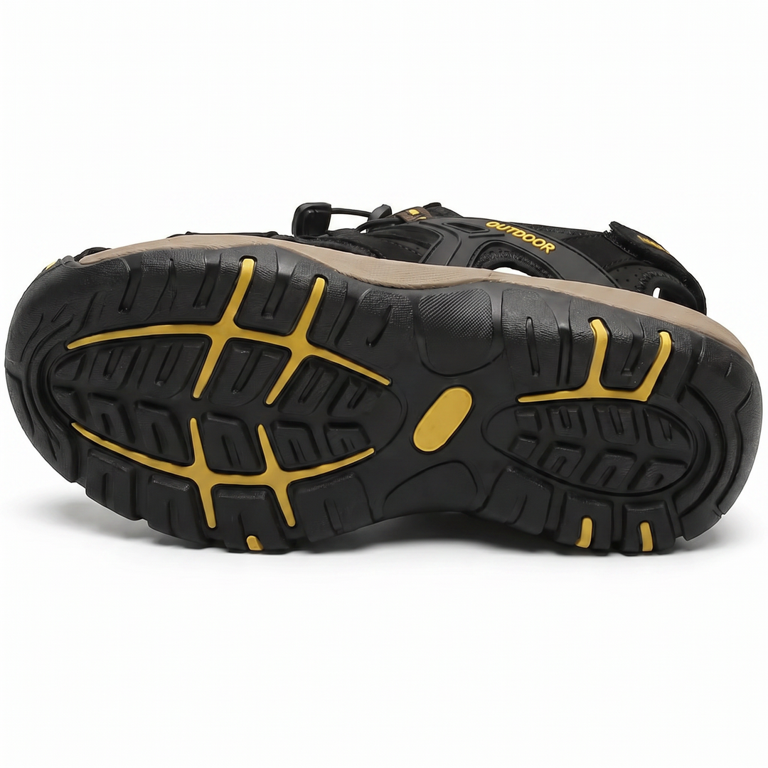 AirTrek — Hybrid-Sportsandalen mit Zehenschutz