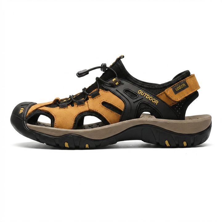 AirTrek — Hybrid-Sportsandalen mit Zehenschutz