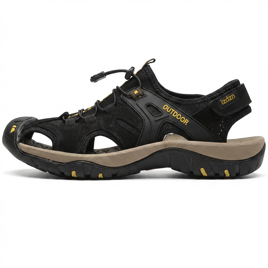 AirTrek — Hybrid-Sportsandalen mit Zehenschutz