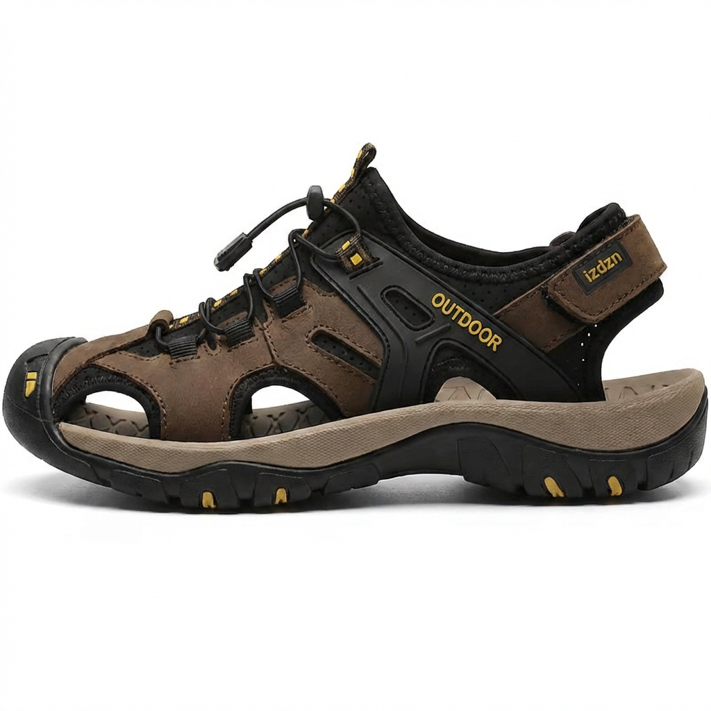 AirTrek — Hybrid-Sportsandalen mit Zehenschutz