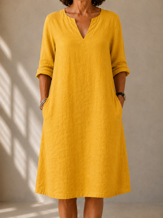 NAEL BERLIN | Fließendes Kleid mit geradem Schnitt Margot