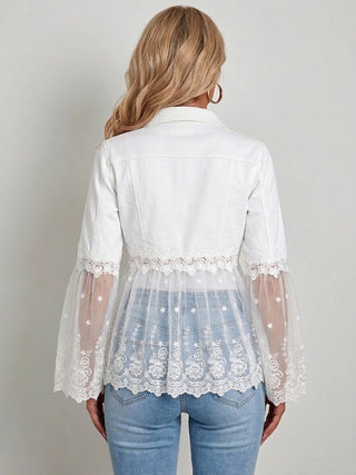 Sunnelace™ | Lace-Panel Jacket