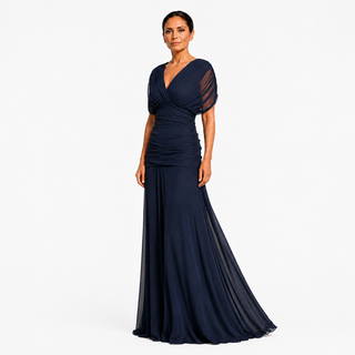Avery | Elegantes blaues Kleid