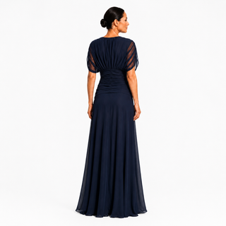 Avery | Elegantes blaues Kleid