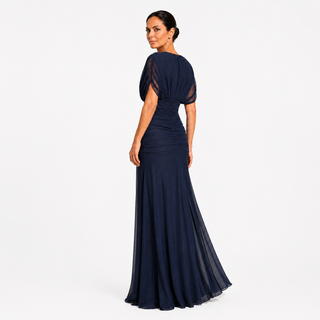 Avery | Elegantes blaues Kleid