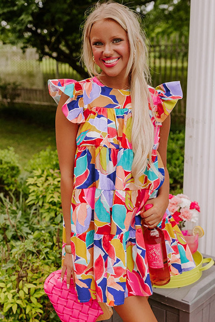 Romy | Boho-Sommerkleid mit Flatterärmeln