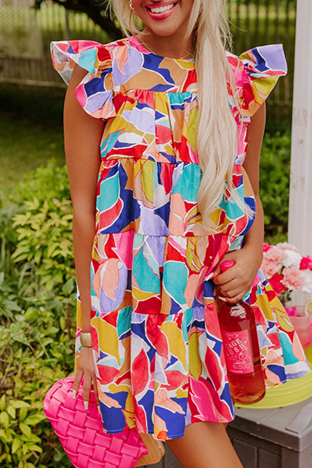 Romy | Boho-Sommerkleid mit Flatterärmeln