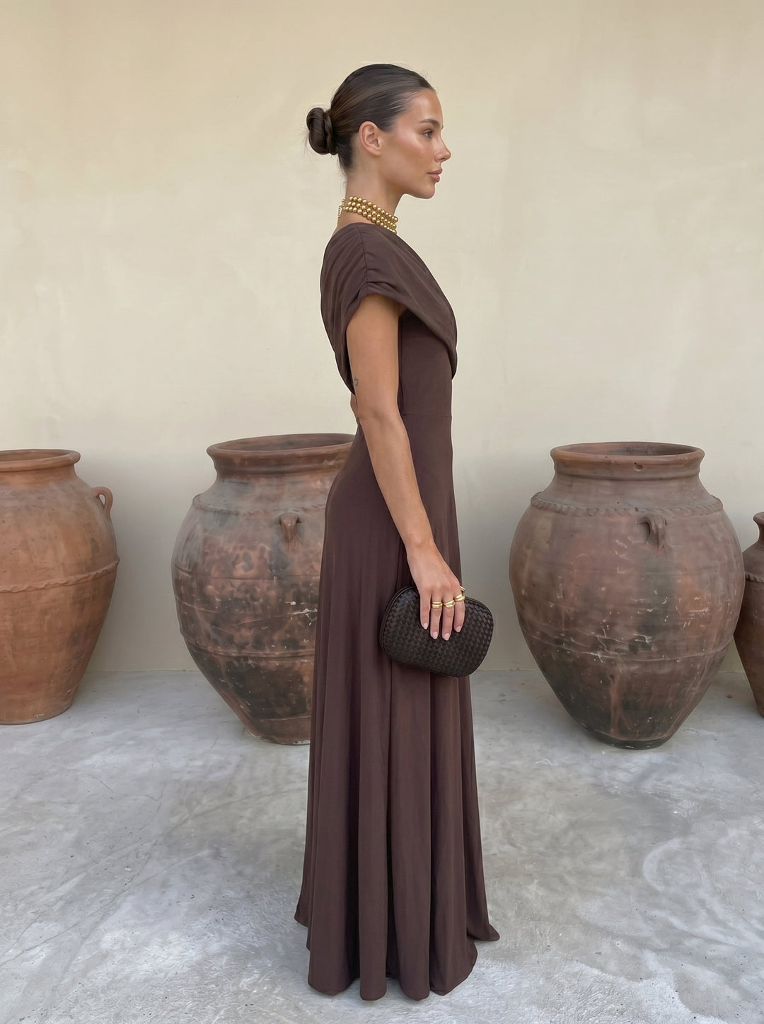 Toledo | Feminines Kleid aus Leinen-Seide