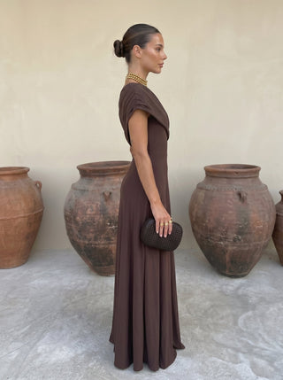 Toledo | Feminines Kleid aus Leinen-Seide