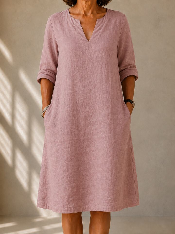 NAEL BERLIN | Fließendes Kleid mit geradem Schnitt Margot