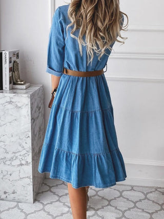 Barbara | Elegant-lässiges Jeanskleid