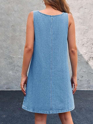 Lisa | Lässiges Jeans-Trägerkleid