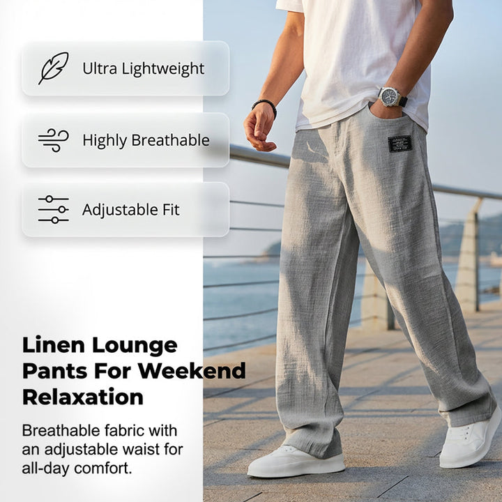 Nael Berlin | Leichte Hose mit geradem Bein (1 kaufen, 1 GRATIS dazu)