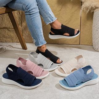 NAEL BERLIN | Anne™ Plateausandalen aus atmungsaktivem Material