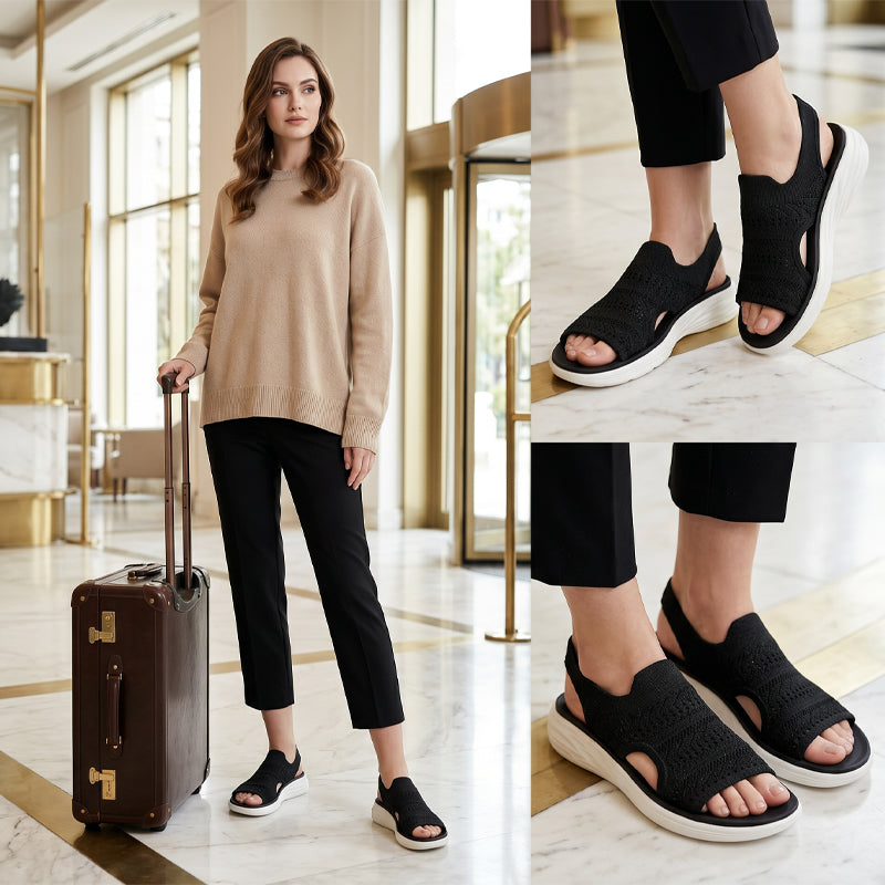 NAEL BERLIN | Anne™ Plateausandalen aus atmungsaktivem Material